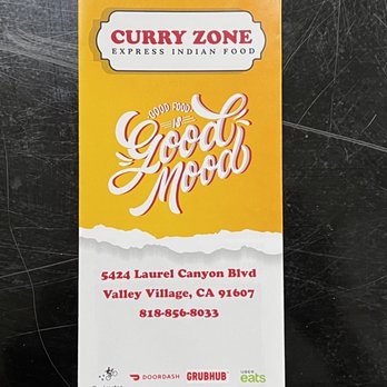 Curry zone - Menu - Indian Near Me - Valley Village, California