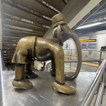 MTA - 14th St Subway Station - 14th St-8th Ave Subway Station (A,C,E,L) - Tom Otterness "Life Underground" 2001, eliphant, ACE Platform - Metro Stations Near Me - New York, New York MTA - 14th St Subway Station - 14th St-8th Ave Subway Station (A,C,E,L) - Tom Otterness "Life Underground" 2001, eliphant, ACE Platform - Metro Stations Near Me - New York, New York
