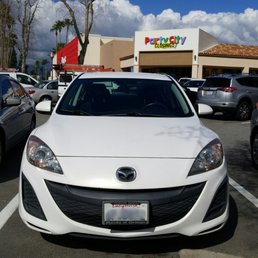 My car, "Ducky" with the windshield replacement.