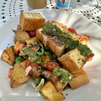 Coronet Cafe - Breakfast bowl sub tofu for egg - Cafes Near Me - Tucson, Arizona