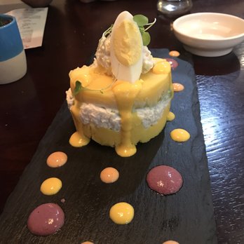 INTIMAR Peruvian Restaurant - Causas with Pollo Causa - Peruvian Near Me - Sunny Isles Beach, Florida