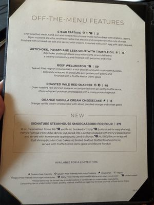 Menu photo 5 Perry's Steakhouse & Grille - Oak Brook Oak Brook, IL Menu photo 5 Perry's Steakhouse & Grille - Oak Brook Oak Brook, IL