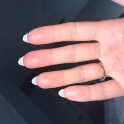 Best Nail Bar - It's very hard to tell in all these pictures but these are the worst nails I've ever had done in all my life.