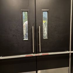 SILO - This was a LOCKED door on VIP during the show. Had to go through the main venue to even exit. Note: it's also installed incorrectly