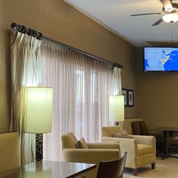 Comfortable, seating, breakfast area