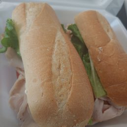 Create your own on a roll. Turkey, bacon and provolone. Add lettuce, tomatoes, cucumber, onions, mayo, oil, banana peppers. Create your own on a roll. Turkey, bacon and provolone. Add lettuce, tomatoes, cucumber, onions, mayo, oil, banana peppers.