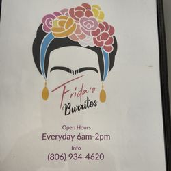 Frida's Burritos - Menu