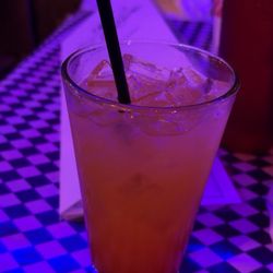 Blue Canoe - Upside down pineapple cake drink