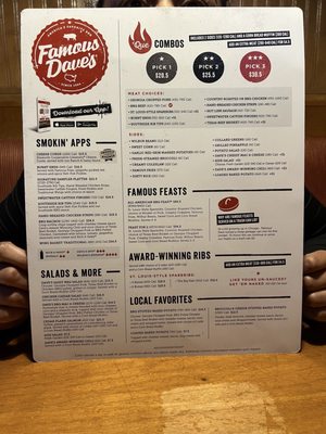 Menu photo 7 Famous Dave's Bar-B-Que Reno, NV