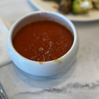 Centurion Lounge DCA - Red pepper soup - Airport Lounges Near Me - Arlington, Virginia