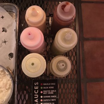 Diego Pops - So many sauces! - Cocktail Bars Near Me - Scottsdale, Arizona