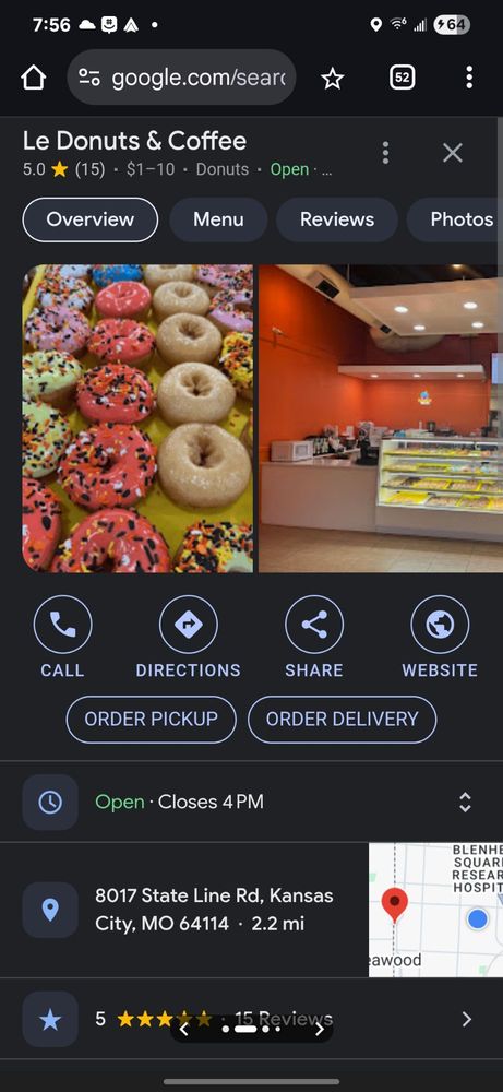 Le Donuts & Coffee Logo