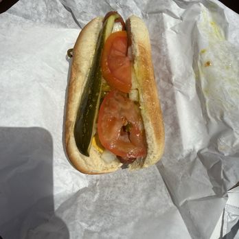 Jim’s Original - Chi-town Chicago Dog! Old school beef hotdog with all the fixings - Hot Dogs Near Me - Orange, California