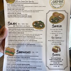 Jasmine Kitchen - Menu changes every so often