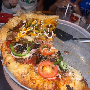 Mellow Mushroom Williamsburg - House special and loaded potato pizza - Bars Near Me - Williamsburg, Virginia Mellow Mushroom Williamsburg - House special and loaded potato pizza - Bars Near Me - Williamsburg, Virginia