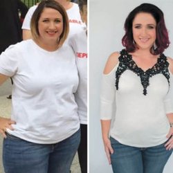 Katie lost 65 pounds!