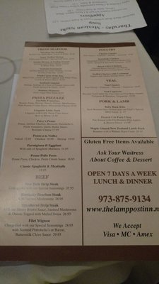 Menu photo 5 The Lamp Post Inn Sussex, NJ Menu photo 5 The Lamp Post Inn Sussex, NJ