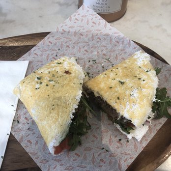 tap - Carnitas crepe (with extra parm in the crepe crust) - Coffee & Tea Near Me - New York, New York tap - Carnitas crepe (with extra parm in the crepe crust) - Coffee & Tea Near Me - New York, New York