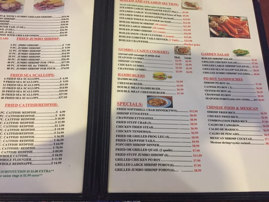 Menu photo 8 Baytown Seafood Restaurant Texas City, TX Menu photo 8 Baytown Seafood Restaurant Texas City, TX