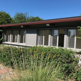 Exterior outside entrance of Frontier Windows & Doors - 1960's bungalow - Canoga Park, California Exterior outside entrance of Frontier Windows & Doors - 1960's bungalow - Canoga Park, California
