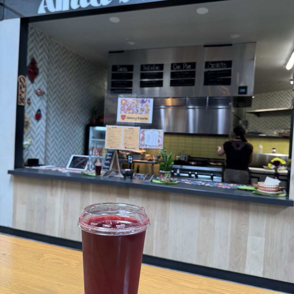Alma Y Sazon - Hibiscus water is refreshin / you can add sugary stuff For us, it was perfect - Tacos Near Me - Emeryville, California Alma Y Sazon - Hibiscus water is refreshin / you can add sugary stuff For us, it was perfect - Tacos Near Me - Emeryville, California