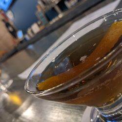The Standard Taproom - Delicious Old Fashioned-maybe one of the best: great orange flavor & not fumes. Cool live music. Great Michigan peach cider rec from owner.