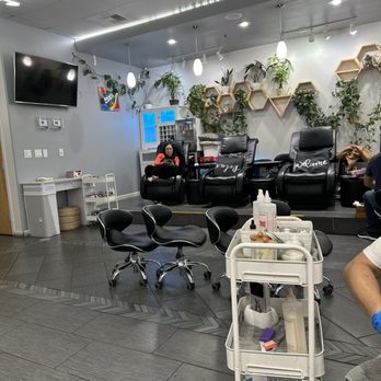 Eco Friendly Nail Salon - Chairs for pedicures. - Nail Salons Near Me - Sacramento, California