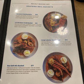Sea Salt Seafood Cafe - Menu - Seafood Near Me - Ajax, Ontario