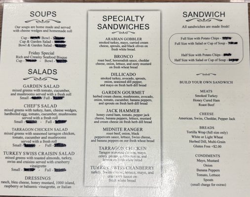 Menu photo 2 Sagewood Cafe Buffalo, WY Menu photo 2 Sagewood Cafe Buffalo, WY