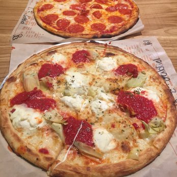Blaze Pizza - Me and my boyfriends pizza - 1 top w/ pepperoni & the art lover - Salad Near Me - Bakersfield, California