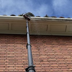 Flow Window Cleaning - Pure water cleaning at height will also remove the dirt from most surfaces of your home or commercial building.