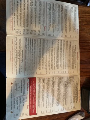 Menu photo 8 Ye Olde Durty Bird Toledo, OH