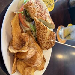 Hastings Public House - Turkey melt with chips