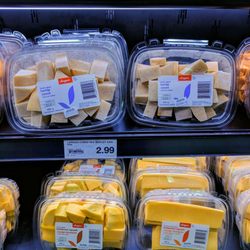 Cubed turnips and butternut squash