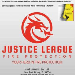 Justice League Fire Protection - We perform Inspections, Service, Deficiency Work, and Monitoring.  Recent inspection?  Need a quote?  We are here to help!