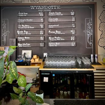 Wyandotte Beer - a menu on a blackboard - Breweries Near Me - Wyandotte, Michigan Wyandotte Beer - a menu on a blackboard - Breweries Near Me - Wyandotte, Michigan