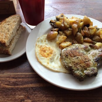 Matt's Big Breakfast - Chop and Chick, with eggs over medium, home fries, and wheat toast - Breakfast & Brunch Near Me - Phoenix, Arizona Matt's Big Breakfast - Chop and Chick, with eggs over medium, home fries, and wheat toast - Breakfast & Brunch Near Me - Phoenix, Arizona