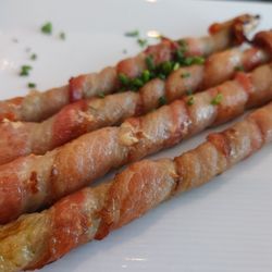 Little Joe’s Steakhouse -Pearl City - Bacon wrapped asparagus