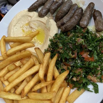 Tilal - Makanek. Non spicy sausages, you can have it either with fries or rice. - Fast Food Near Me - Paris, 75