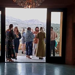 Sacred Sands wedding reception #destinationwedding #joshuatree #sacredsands #yuccavalley #bartenderforhire