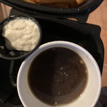 Hooleys Public House - Au jus for the tasty prime rib dip sandwich - Irish Pub Near Me - La Mesa, California Hooleys Public House - Au jus for the tasty prime rib dip sandwich - Irish Pub Near Me - La Mesa, California
