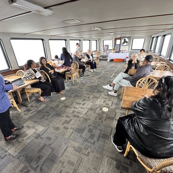 Spirit Cruises - Large interior area with plenty of tables and seating. - Boating Near Me - Long Beach, California Spirit Cruises - Large interior area with plenty of tables and seating. - Boating Near Me - Long Beach, California
