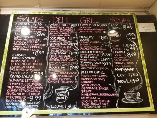Menu photo 7 Campus Coffee Bean Flagstaff, AZ