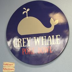 Grey Whale Poke Bowl - Logo