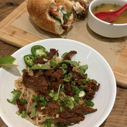 Dry pho beef Noodle