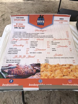 Menu photo 3 Bo's Boys BBQ Winter Garden, FL