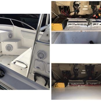 Elite Marine Services - 31 Fountain with a complete JL Audio sound system installed! - Boat Repair Near Me - Miami, Florida Elite Marine Services - 31 Fountain with a complete JL Audio sound system installed! - Boat Repair Near Me - Miami, Florida