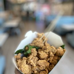 Basil Popcorn Chicken