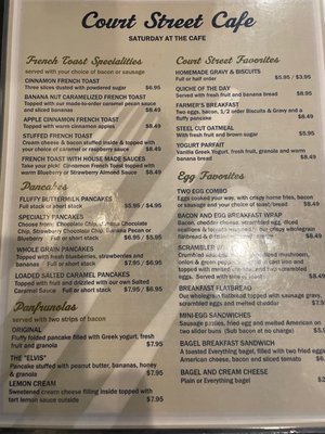 Menu photo 3 Court Street Cafe Franklin, IN Menu photo 3 Court Street Cafe Franklin, IN