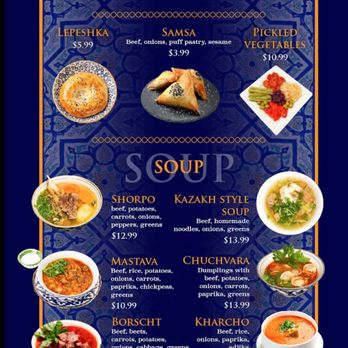Faiza Restaurant - Appetizers and Soup - Uzbek Near Me - Romeoville, Illinois Faiza Restaurant - Appetizers and Soup - Uzbek Near Me - Romeoville, Illinois